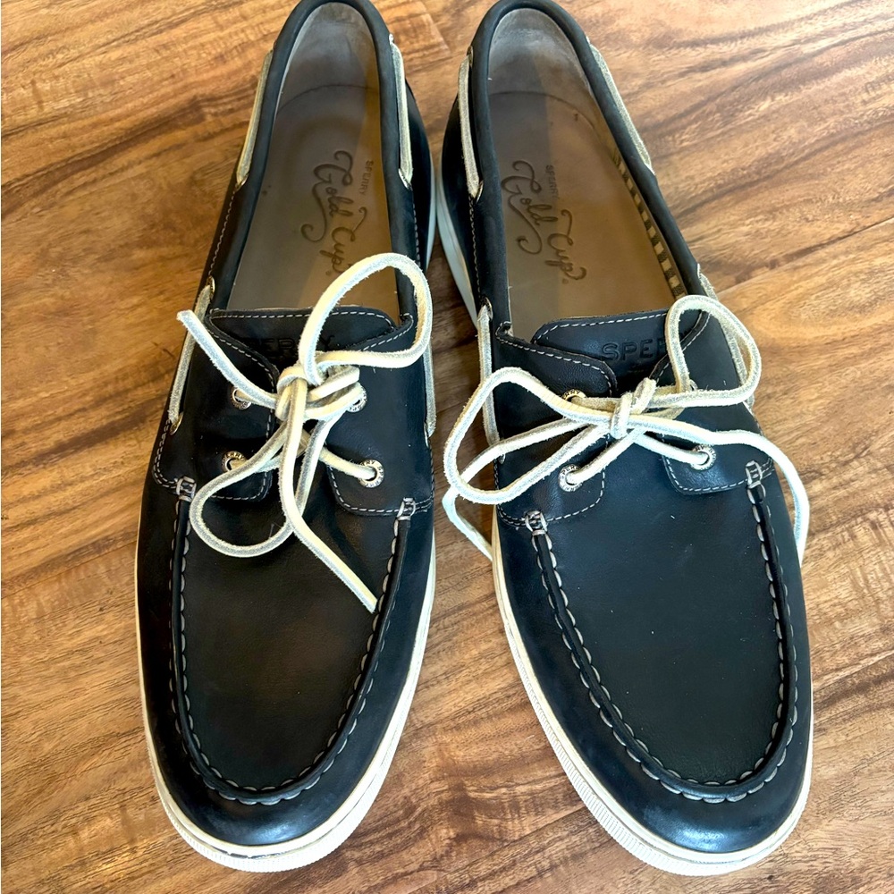 Sperry Topsiders “Gold Cup” leather boat shoe like new